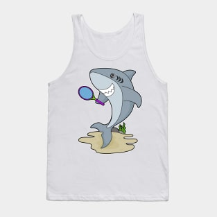 Shark Tennis player Tennis Tank Top